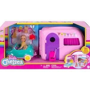 Barbie Club Chelsea Camper Playset with Pets